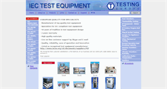 Desktop Screenshot of iectestequipment.eu